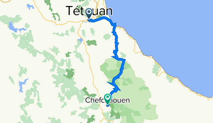 tetouan-》chefchouan