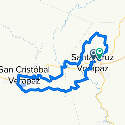 1a Calle, Santa Cruz Verapaz a Carretera San Agustín Acasaguastlán - Cobán, Santa Cruz Verapaz