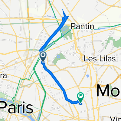 Boulevard de la Villette, Paris à 75 Rue de la Réunion, Paris