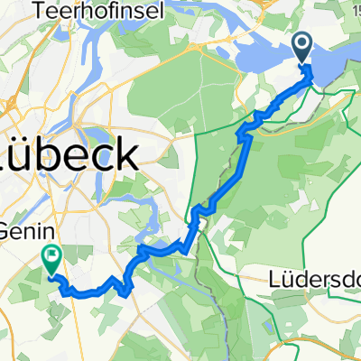 Haler Ort 7, Lübeck nach Vorrader Straße 83, Lübeck