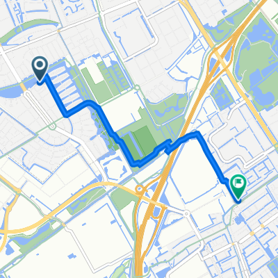 Praagsingel 51, Den Haag naar Sionsweg 1, Rijswijk