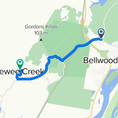 157 Mann St, Nambucca Heads to 5 Scarborough La, Newee Creek