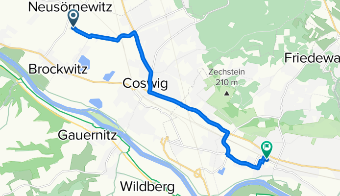 22.01.23 Prasseweg 8, Coswig nach Güterhofstraße 6–9, Radebeul