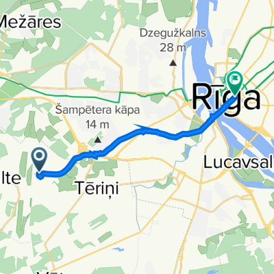 Lidosta - Brīvības pieminieklis