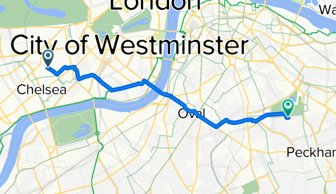 52-54 Sloane Ave, London to Andoversford Court, Bibury Close, London