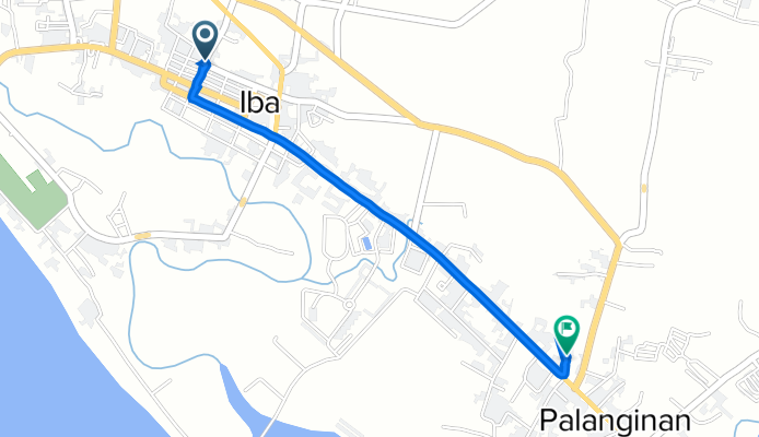 Arellano Street 31d, Iba to 8X8V+M5C, Iba