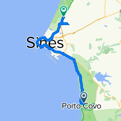 Rua Jacinto Fernandes Bandeira, Porto Covo nach A 26-1, Sines