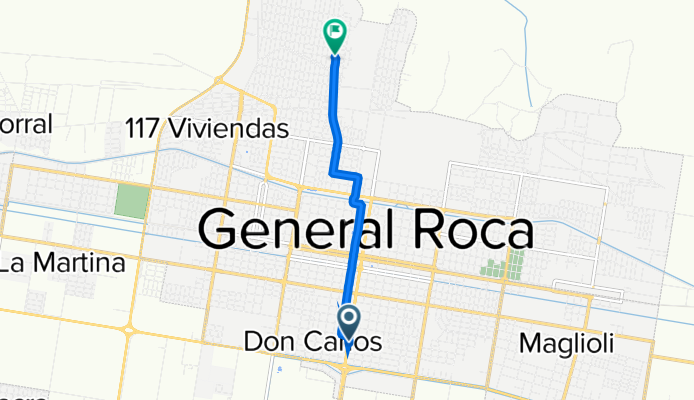 De Avenida General Julio Argentino Roca 362, General Roca a Kennedy J. F 3606, General Roca