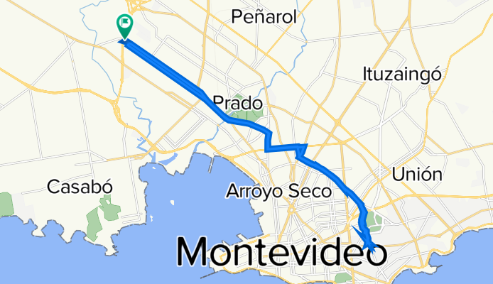 De Santa Lucía 5911, Montevideo a Fray Ascarza 573, Montevideo