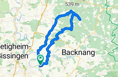 Route in der Bikemap App öffnen
