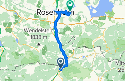 Route in der Bikemap App öffnen