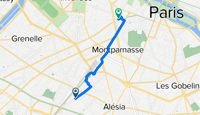 5–15 Rue Maurice Rouvier, Paris à 80 Rue des Saints-Pères, Paris