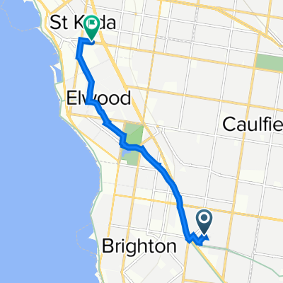 4 Mavis Ave, Brighton East to 69 Carlisle St, St Kilda