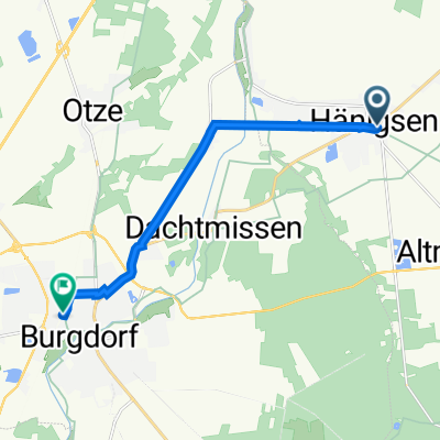 Haenigsen to Burgdorf Bahnhof