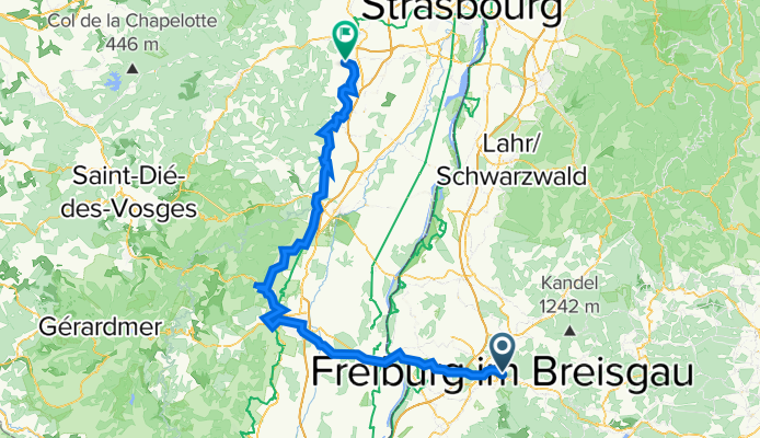 Freiburg bis Rosheim