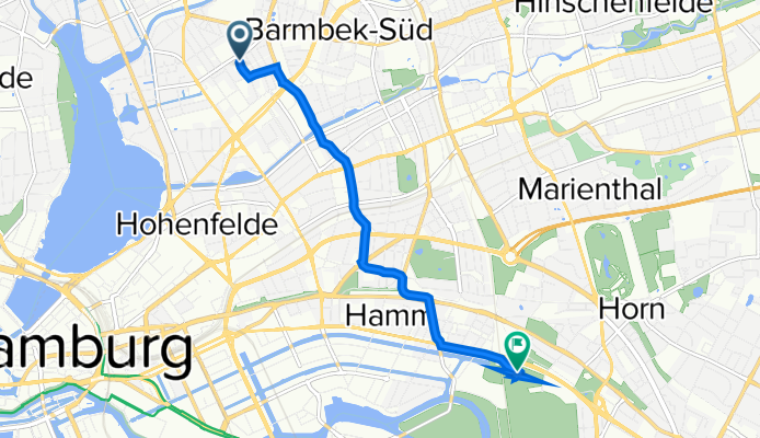 Bartholomäusstraße 98, Hamburg nach Hamburg-Mitte, Hamburg