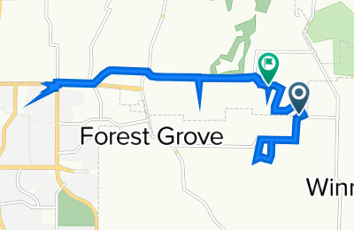 Route in der Bikemap App öffnen