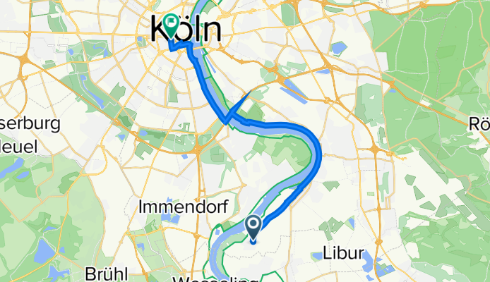 Sandbergstraße 67, Köln nach Josef-Haubrich-Hof 1, Köln