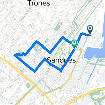 Sandnes zu Fuß