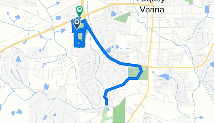 503 Fleming Loop Rd, Fuquay-Varina to 705 W Academy St, Fuquay-Varina