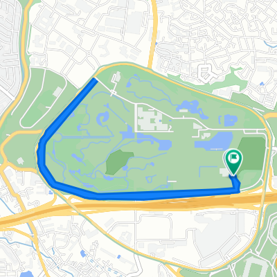 千里万博公園10-10, 吹田市 to 千里万博公園10-10, 吹田市