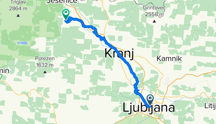 01. nap Ljubljana - Bled