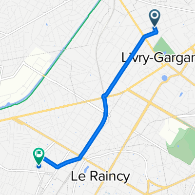 10 Allée Mac-Mahon, Livry-Gargan à 6 Allée Pierre Brossolette, Les Pavillons-sous-Bois