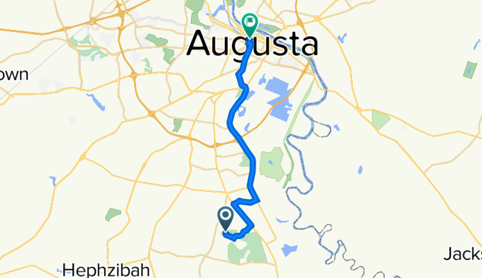 4002 Burning Tree Ln, Augusta to 538–584 13th St, Augusta