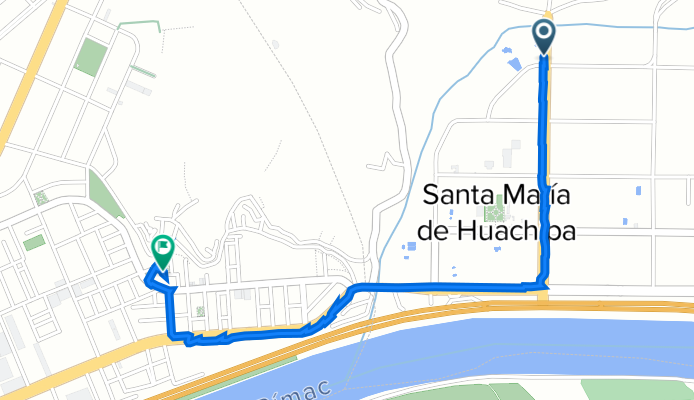 De X3Q2+5W8, Lurigancho-Chosica a Parque 1 - Parque Inca kola, San Juan de Lurigancho