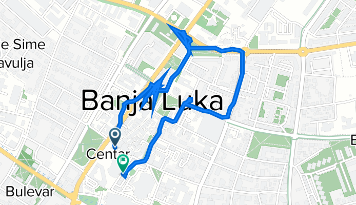Jevrejska, Banja Luka to Gajeva 4, Banja Luka