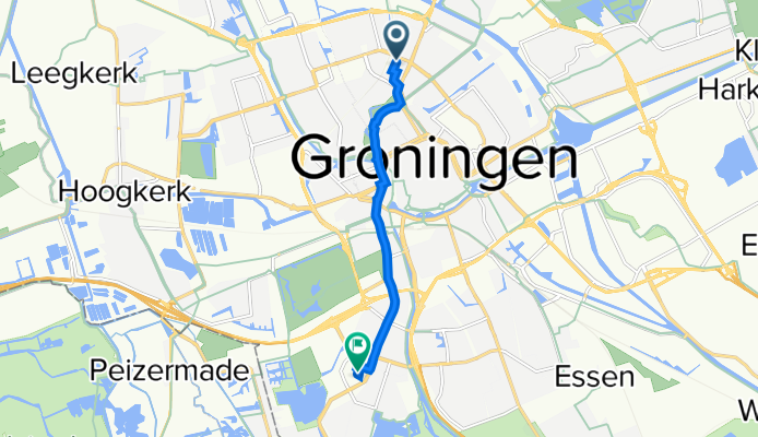 Adriaan Pauwstraat 80, Groningen to Van Swietenlaan 4, Groningen