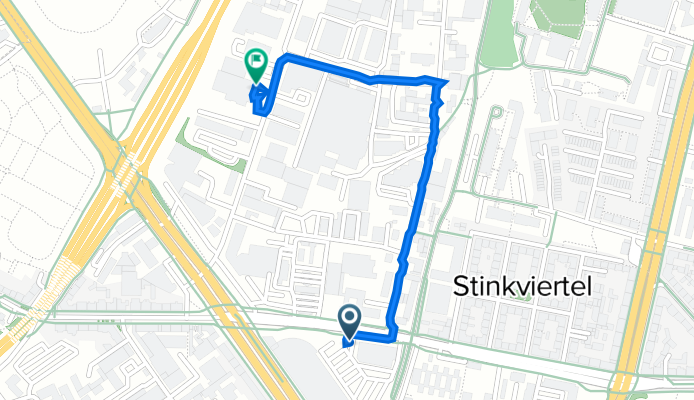 Gutenbergstraße 77, Kiel nach Holzkoppelweg 11, Kiel