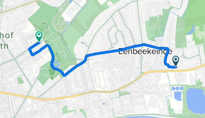 Dendermondesteenweg 299, Destelbergen naar Jos Verdegemstraat 135, Gent