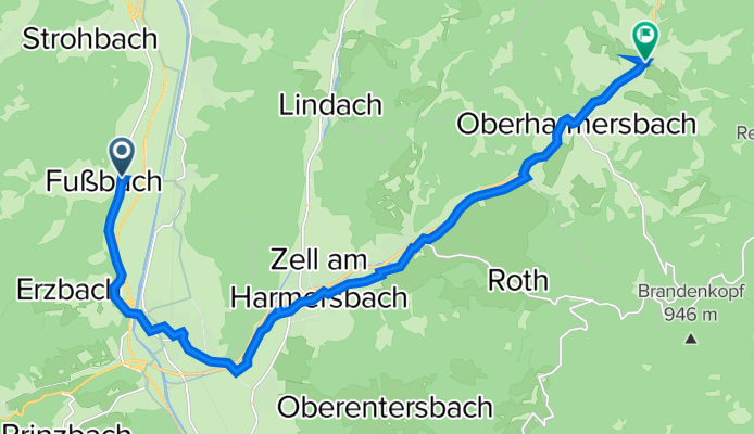 K 5333, Gengenbach nach Talstraße 90, Oberharmersbach