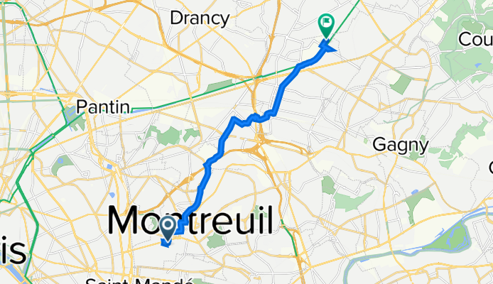 25 Rue Beaumarchais, Montreuil à 11 Allée de Berlin, Les Pavillons-sous-Bois
