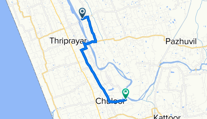C4G7+3FF, Peringottukara to Chuloor-Kuttamangalam Road, Edathiruthy