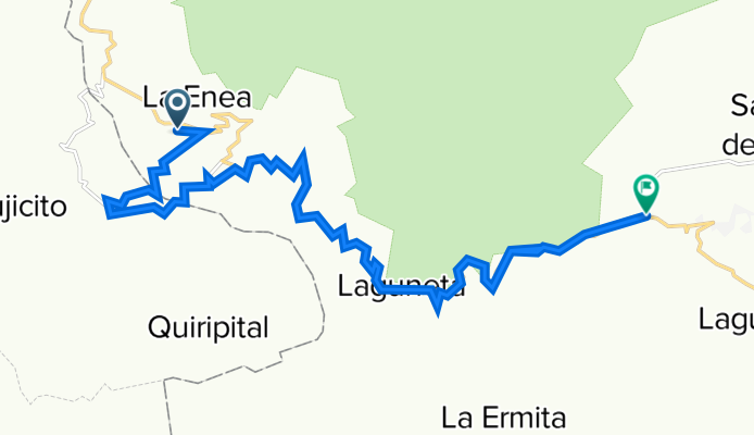 José Félix Ribas a Carretera San Pedro - Lagunetica,