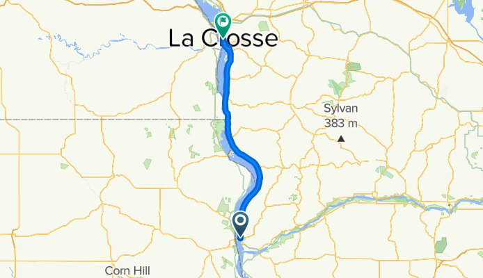 prairie du chien to la crosse