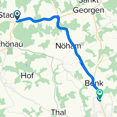 Bruck 9A, Schönau, to Steffelsöd 23, Pfarrkirchen
