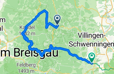 Route in der Bikemap App öffnen