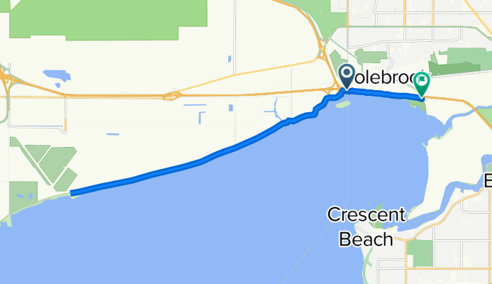 Mud bay park to Boundary bay airport