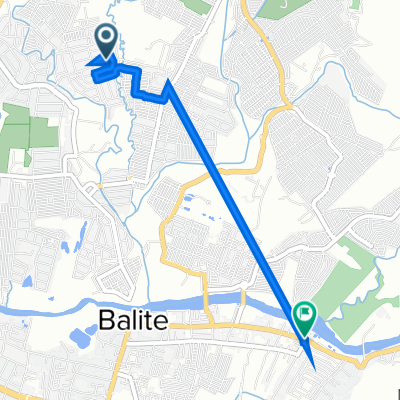 Route from Rodriguez