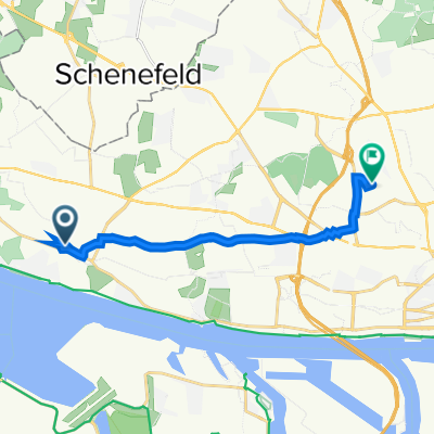 Erik-Blumenfeld-Platz 29, Hamburg nach Rondenbarg 18, Hamburg