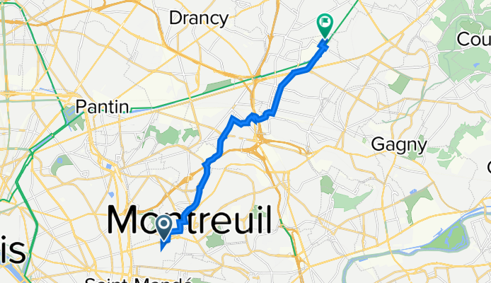 87 ter Rue de Paris, Montreuil à 11 Allée de Berlin, Les Pavillons-sous-Bois