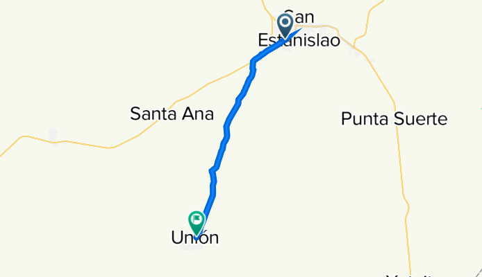 General Diaz,  a -24.807° N -56.518° W