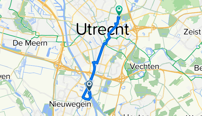 Tuiniersdijk 1, Nieuwegein naar Smijerslaan 4, Utrecht