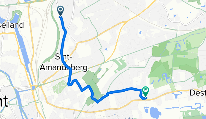 Hogeweg 108, Gent naar Dendermondesteenweg 299, Destelbergen