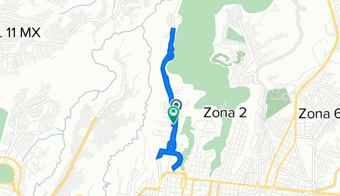 3a Avenida, Guatemala City to 13 Calle A, Guatemala City