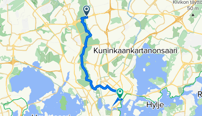 Niittyluhdantie 3, Helsinki to Lintulahdenkuja 4, Helsinki