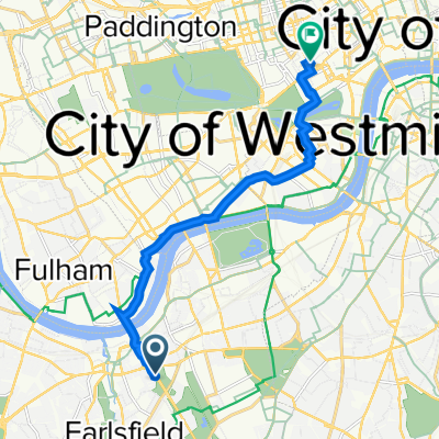 26–33 Wandsworth Common West Side, London to 96–98 Regent St, London